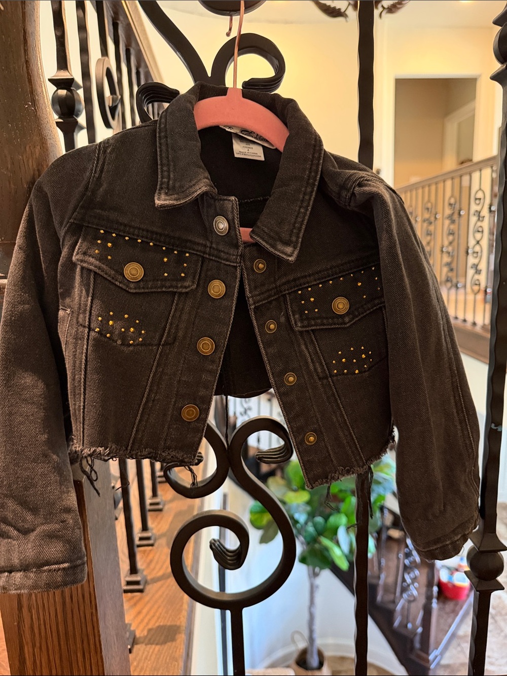Denim cropped jacket from dillards
